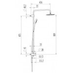 Душевая система наружного монтажа Villeroy&Boch Embrace TVS1082000161 Душевая система наружного монтажа Villeroy&Boch Embrace TVS1082000161